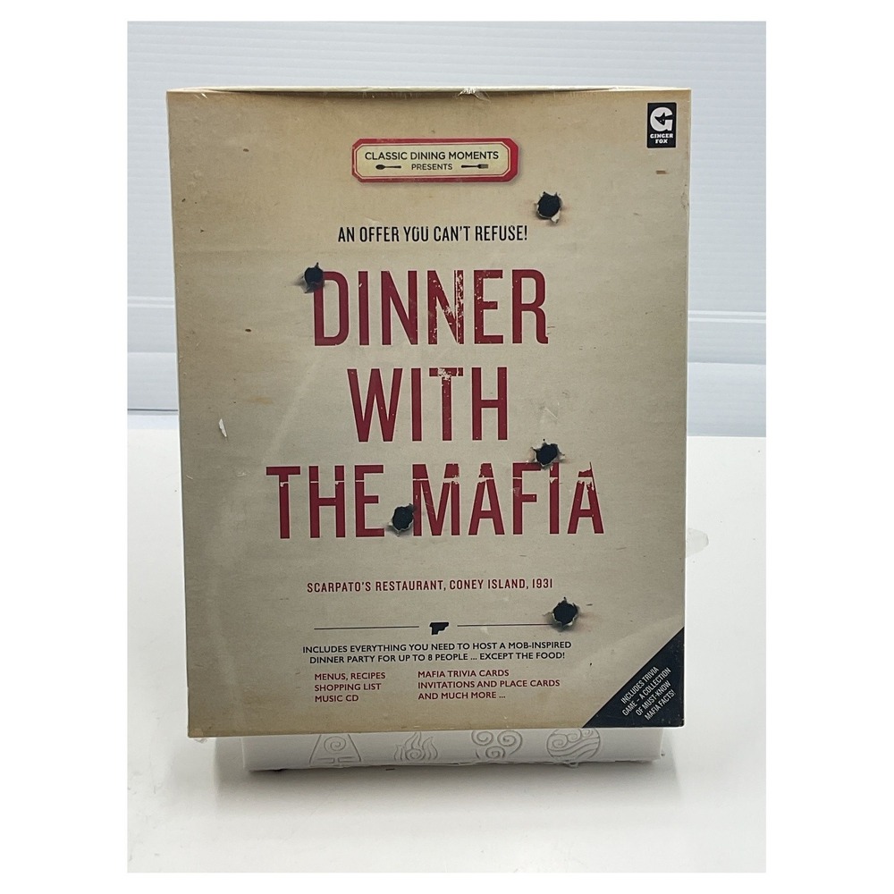 Ginger Fox Dinner with the Mafia Party Game Kit New Sealed‎